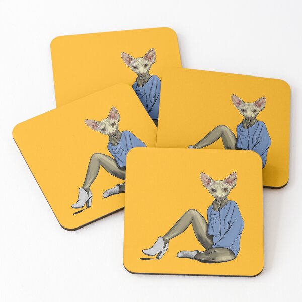 Item preview, Сat sphinx works as a model designed and sold by MemWear.