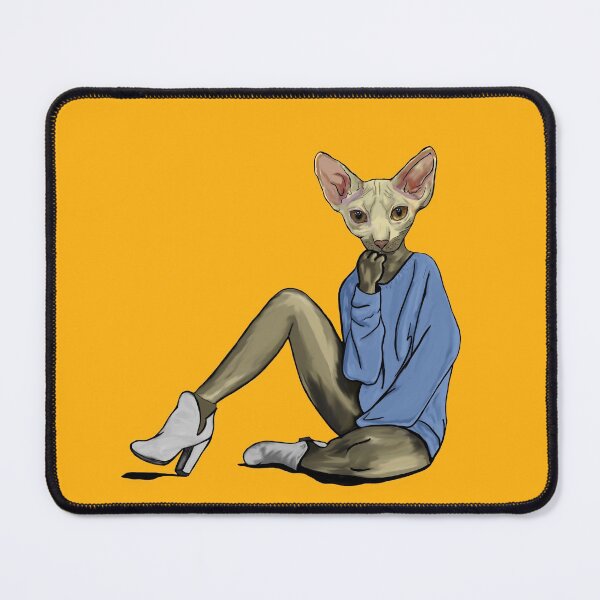 Item preview, Сat sphinx works as a model designed and sold by MemWear.