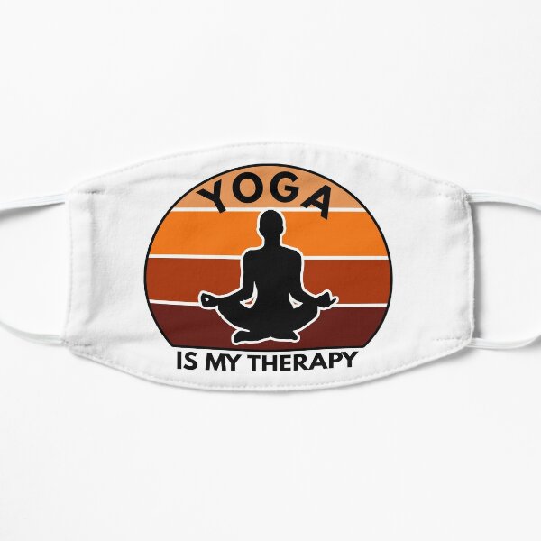 Yoga And Meditation Practice, Yoga Therapy Flat Mask