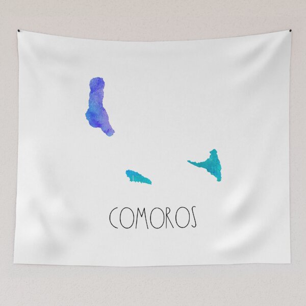 Item preview, Comoros Watercolor Map - Comoran designed and sold by MountainD.