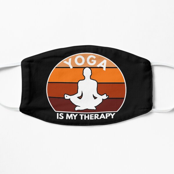 Yoga And Meditation Practice, Yoga Therapy Flat Mask