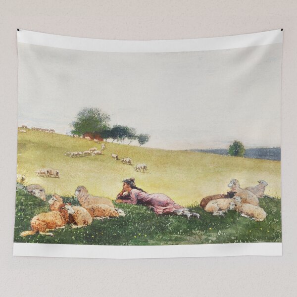 Item preview, Winslow Homer - Shepherdess Of Houghton Farm 1878 designed and sold by Skeelo702.