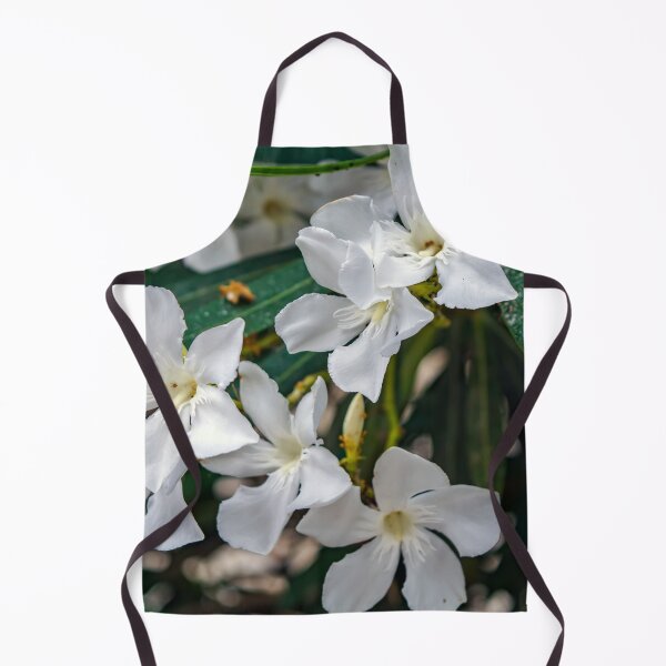 Item preview, White Nerium oleander flowers designed and sold by lena-maximova.