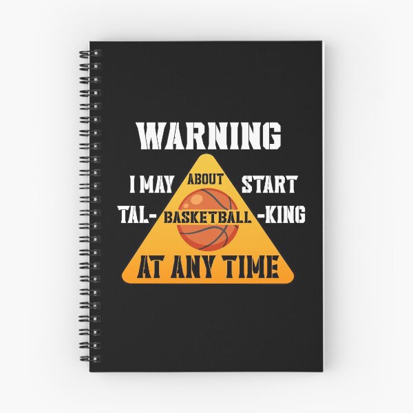 Item preview, Warning, I May Start Talking About Baketball Funny illustration designed and sold by KO-Design.