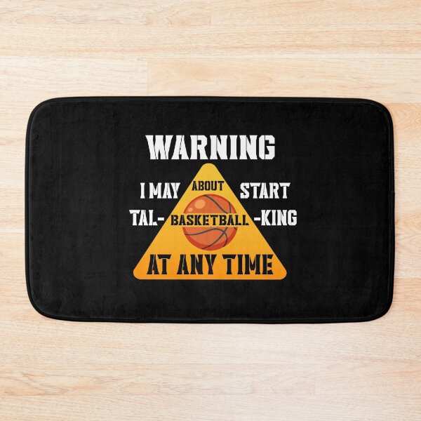 Item preview, Warning, I May Start Talking About Baketball Funny illustration designed and sold by KO-Design.