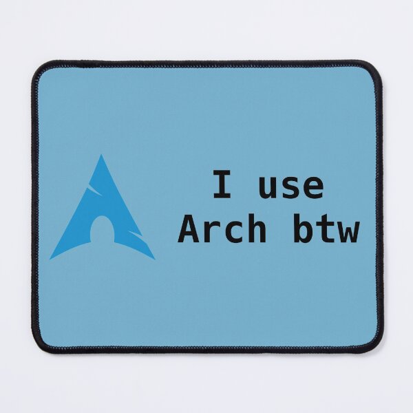 Item preview, I use Arch btw designed and sold by tildica.