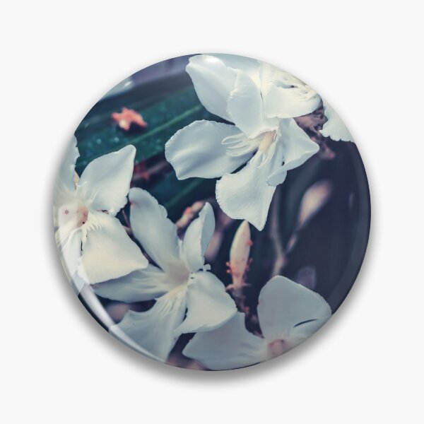 Item preview, White Nerium oleander flowers designed and sold by lena-maximova.