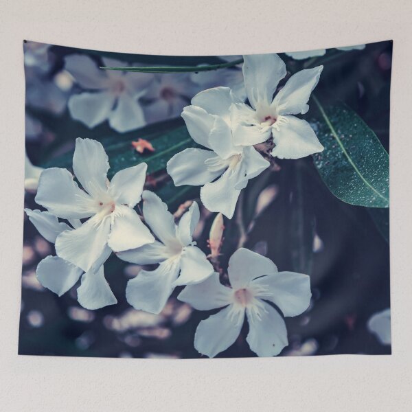 Item preview, White Nerium oleander flowers designed and sold by lena-maximova.