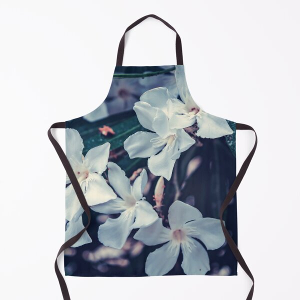 Item preview, White Nerium oleander flowers designed and sold by lena-maximova.