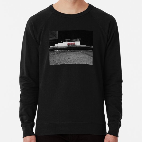 Waiting for the train Lightweight Sweatshirt