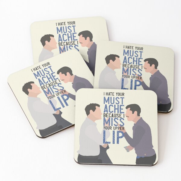Item preview, I HATE your mustache designed and sold by gbrunken.