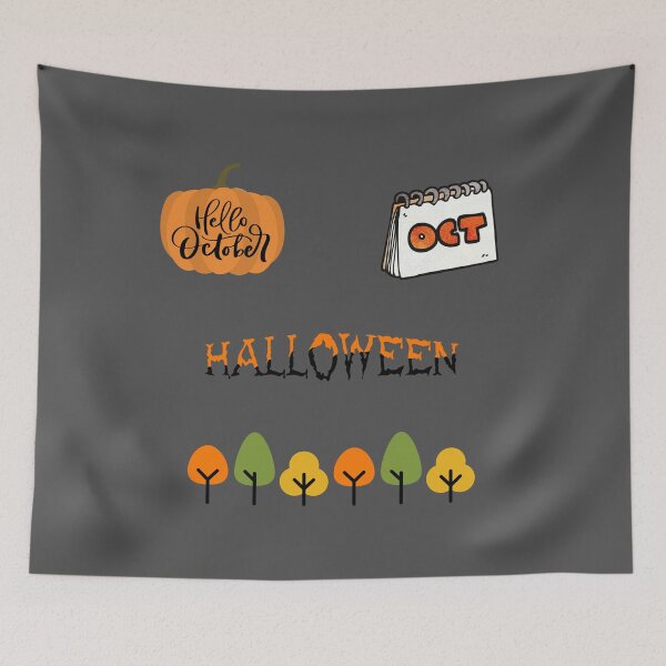 Item preview, Spooky season - cute October fall vibes design designed and sold by Theleochick.