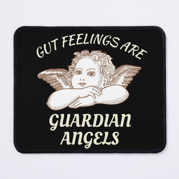 Item preview, Gut Feelings are Guardian Angels designed and sold by HQ Prints.