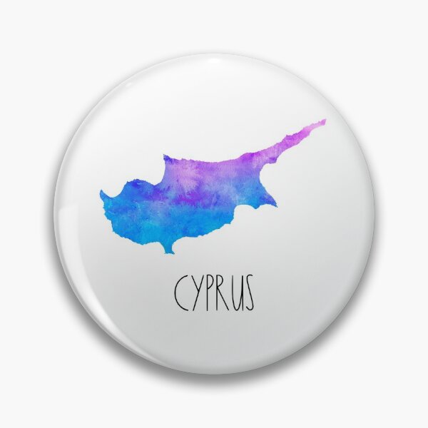 Item preview, Cyprus Watercolor Map - Cypriot designed and sold by MountainD.