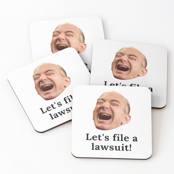 Item preview, Jeff Bezos lawsuit meme designed and sold by Zs Photo.