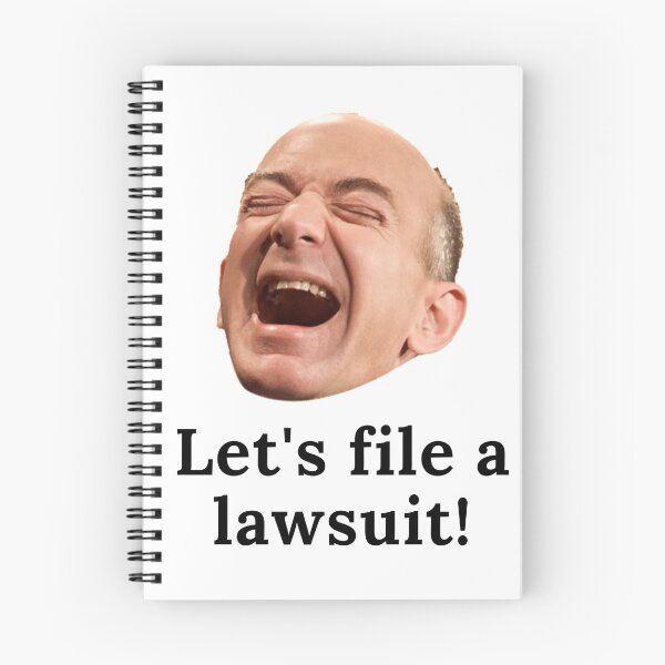 Item preview, Jeff Bezos lawsuit meme designed and sold by Zs Photo.