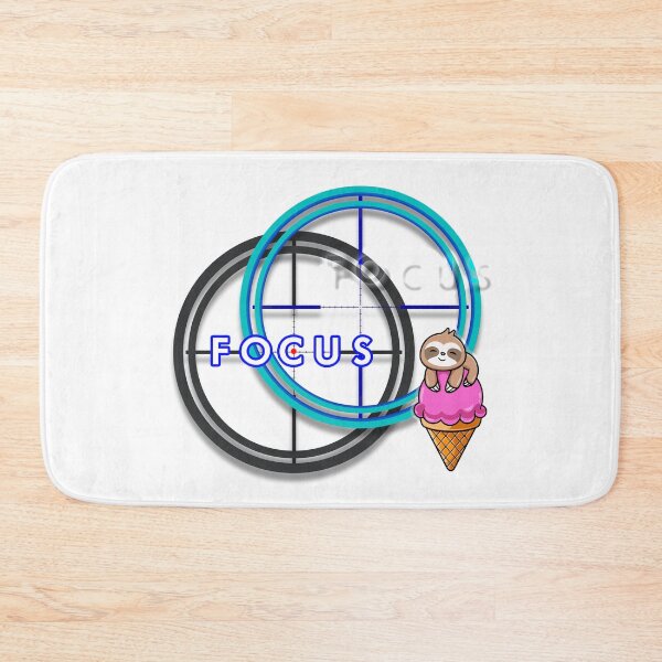 Item preview, FOCUS - Cute sloth ICE-CREAM motivation & inspirational message for SUCCESS - Motivational kawaii designed and sold by originalsusie.