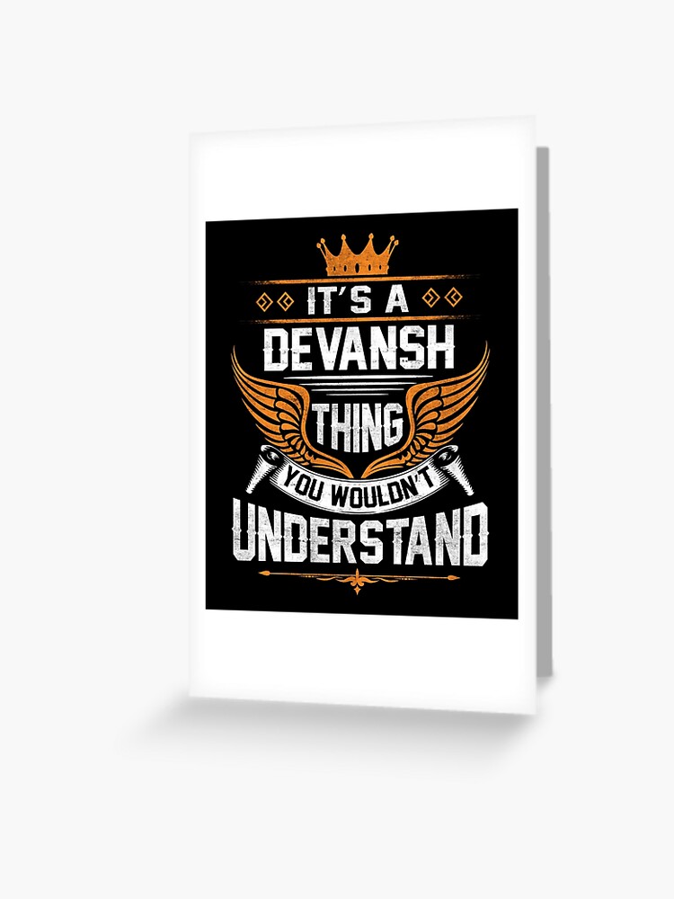 Devansh Name Meaning