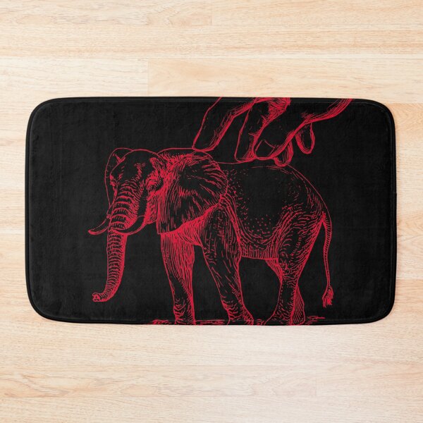 Item preview, Red Elephant Animal  designed and sold by aliyeus.