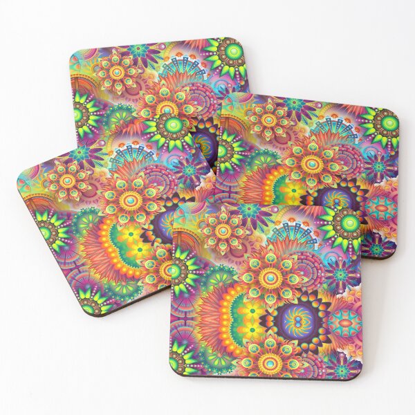 Item preview, Colorful Floral Mandala Designs Pattern  designed and sold by Product  Stella.