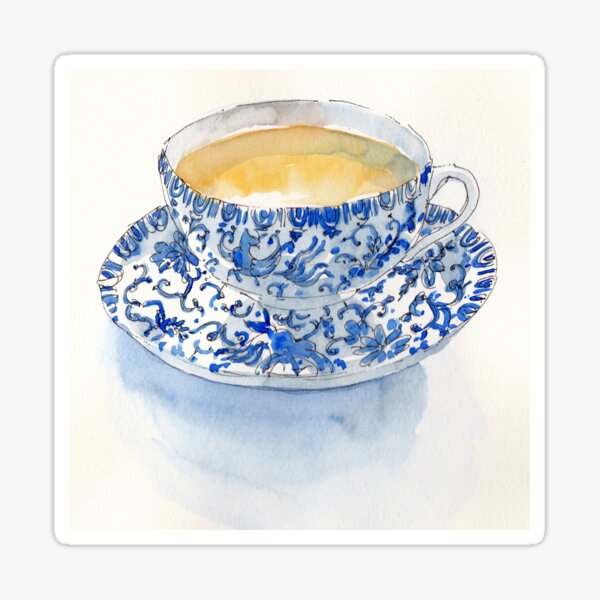Japanese Teacup Sticker