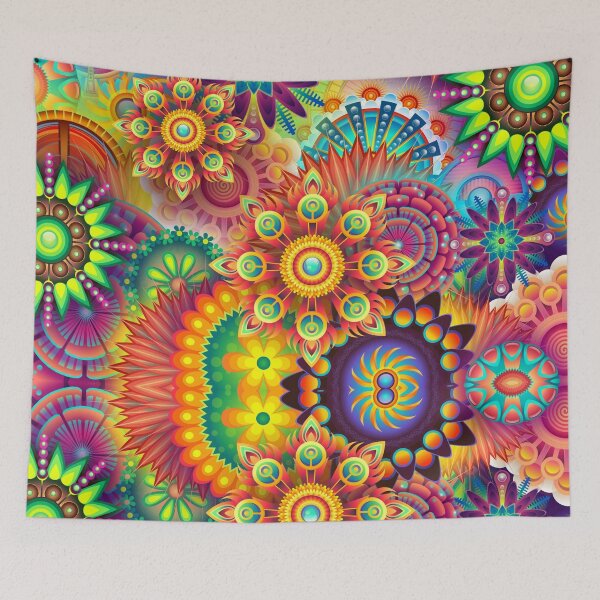 Item preview, Colorful Floral Mandala Designs Pattern  designed and sold by Product  Stella.