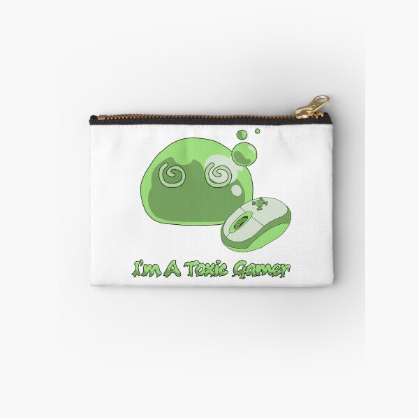 Item preview, Cute Green Slime Toxic Gamer pc version 1  designed and sold by TheFoxyWolfShop.