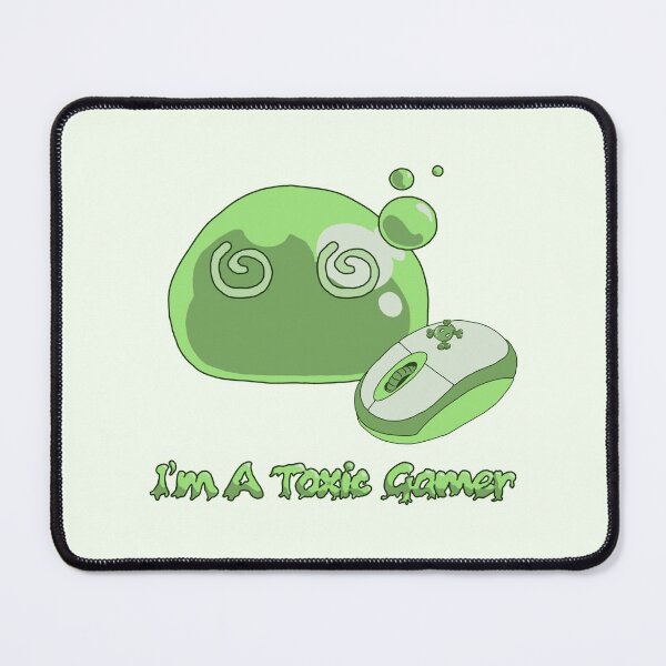 Item preview, Cute Green Slime Toxic Gamer pc version 1  designed and sold by TheFoxyWolfShop.