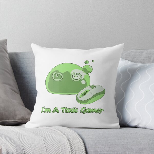 Item preview, Cute Green Slime Toxic Gamer pc version 1  designed and sold by TheFoxyWolfShop.