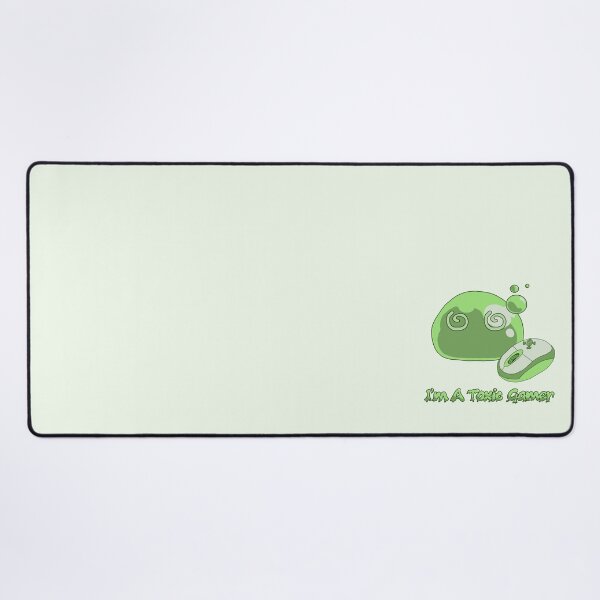 Item preview, Cute Green Slime Toxic Gamer pc version 1 designed and sold by TheFoxyWolfShop.