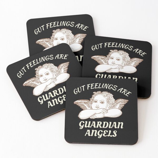 Item preview, Gut Feelings are Guardian Angels designed and sold by HQ Prints.