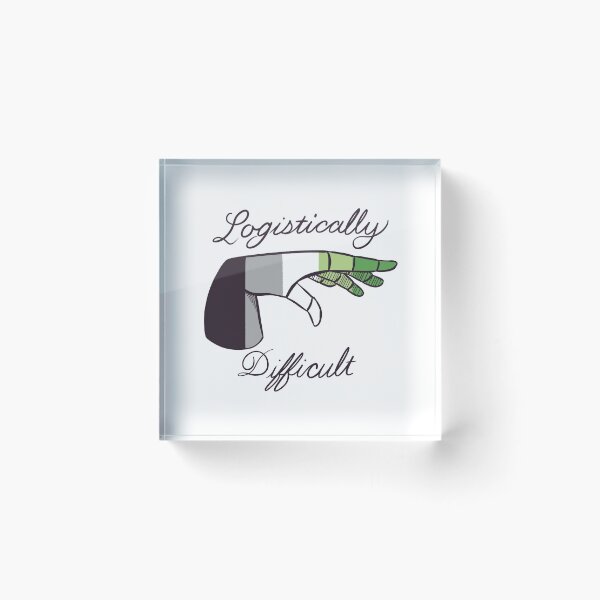 Item preview, Logistically Difficult - Aromantic designed and sold by Bridget Serdock.