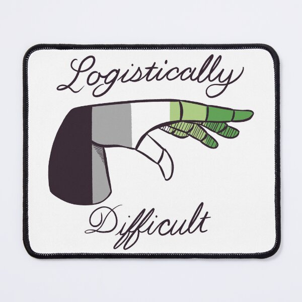 Item preview, Logistically Difficult - Aromantic designed and sold by Bridget Serdock.