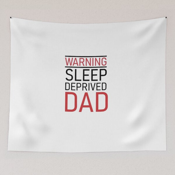 Item preview, Warning Sleep Deprived Dad, Best Dad Gift, Fathers Day Gift, Husband Gift, Funny Dad, Dad Birthday Gift designed and sold by adjamine.