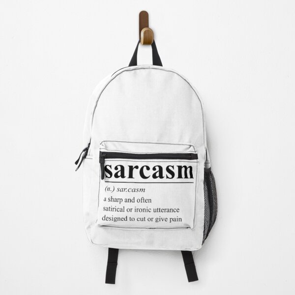 Item preview, Sarcasm - word definition designed and sold by adiosmillet.