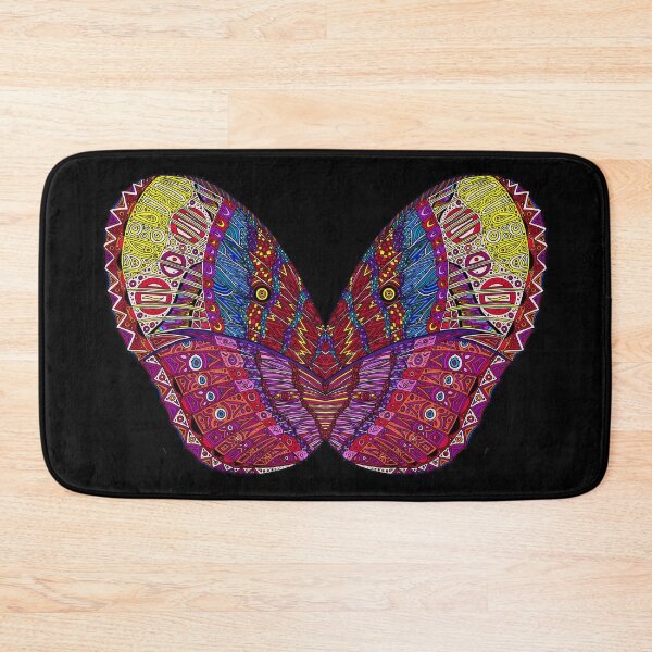 Item preview, Psychedelic Abstract colourful work 103 Crest Butterfly designed and sold by CallumHoare.