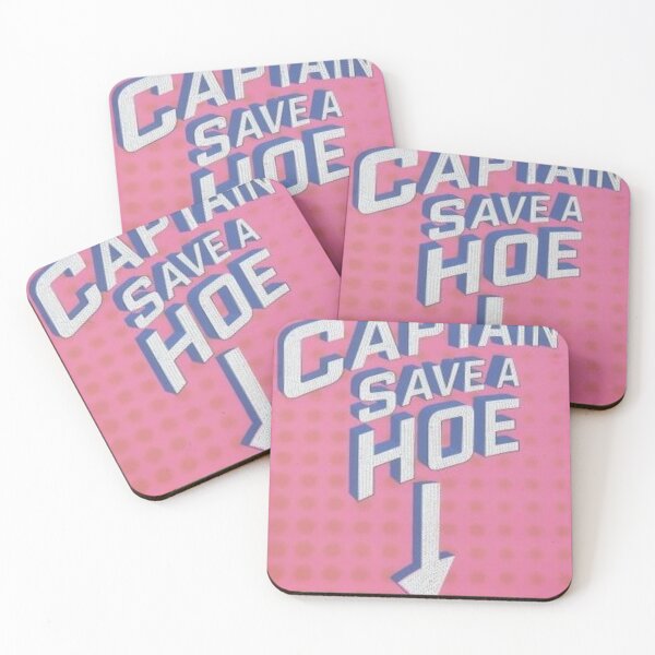 Item preview, Captain Save A Hoe Pink designed and sold by Qulture.