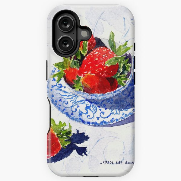 Three Strawberries iPhone Tough Case