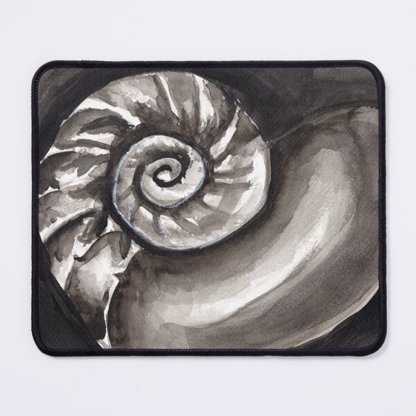 Item preview, Black and White Seashell designed and sold by KLoganArt.