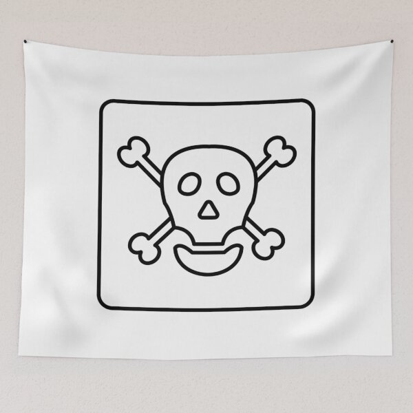 Item preview, Hazardous Poison Skull and Crossbones designed and sold by magicbyrc.