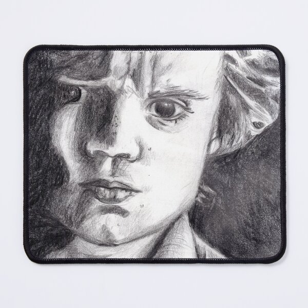 Item preview, Pensive Boy Portrait designed and sold by KLoganArt.