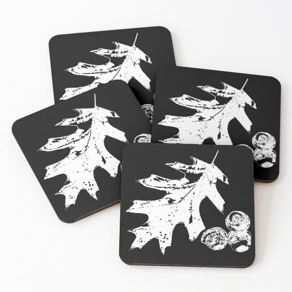 Item preview, Oak Leaf and Acorns - White - designed and sold by SubtleSoul.