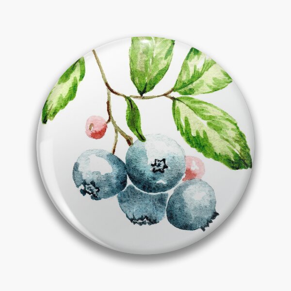 Item preview, Blueberry (vaccinium myrtillus) botanical painting designed and sold by PetitMartin.
