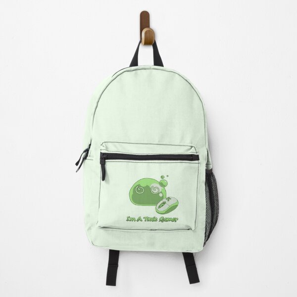 Item preview, Cute Green Cartoon Slime Toxic Gamer pc version 2 designed and sold by TheFoxyWolfShop.