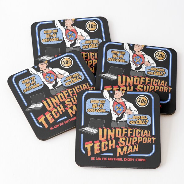 Item preview, Unofficial Tech Support Man designed and sold by Nerd Shizzle.