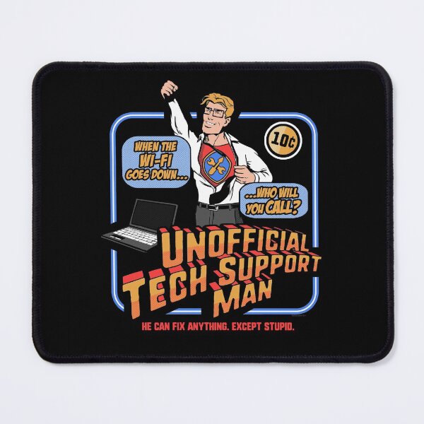 Item preview, Unofficial Tech Support Man designed and sold by Nerd Shizzle.