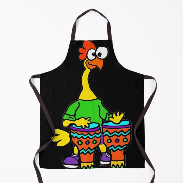Item preview, Funny Rubber Chicken Playing Bongo Drums designed and sold by Nature's Fancy.