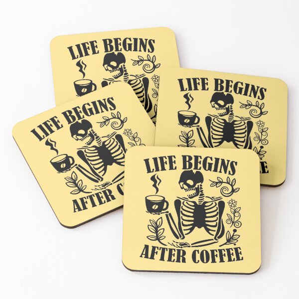 Item preview, Life Begins After Morning Coffee designed and sold by ShowMePride.