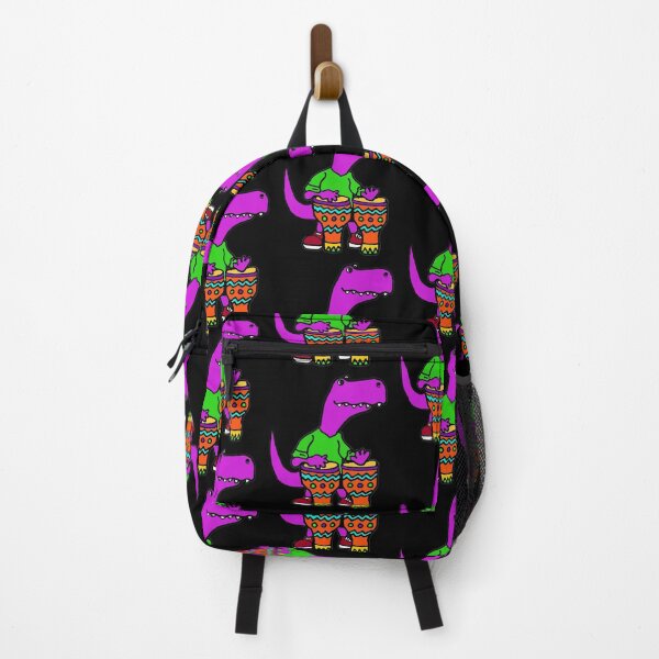 Item preview, Funny T-rex Dinosaur Playing Bongo Drums designed and sold by Nature's Fancy.