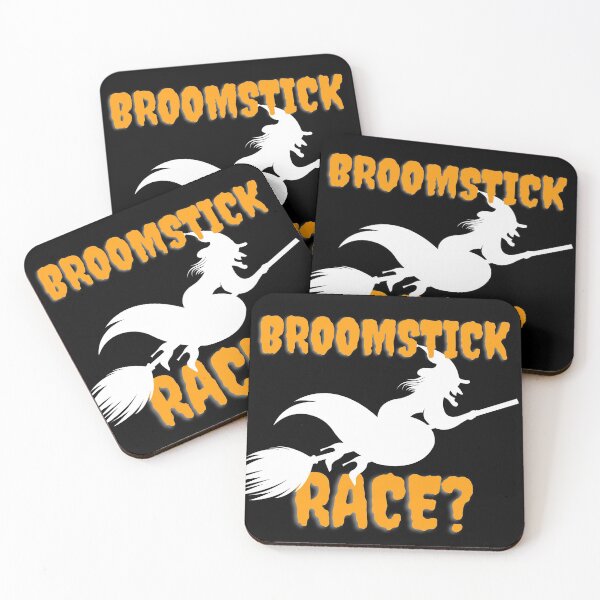 Item preview, BROOMSTICK RACE? October 31st 2021 designed and sold by AlfaEcho.